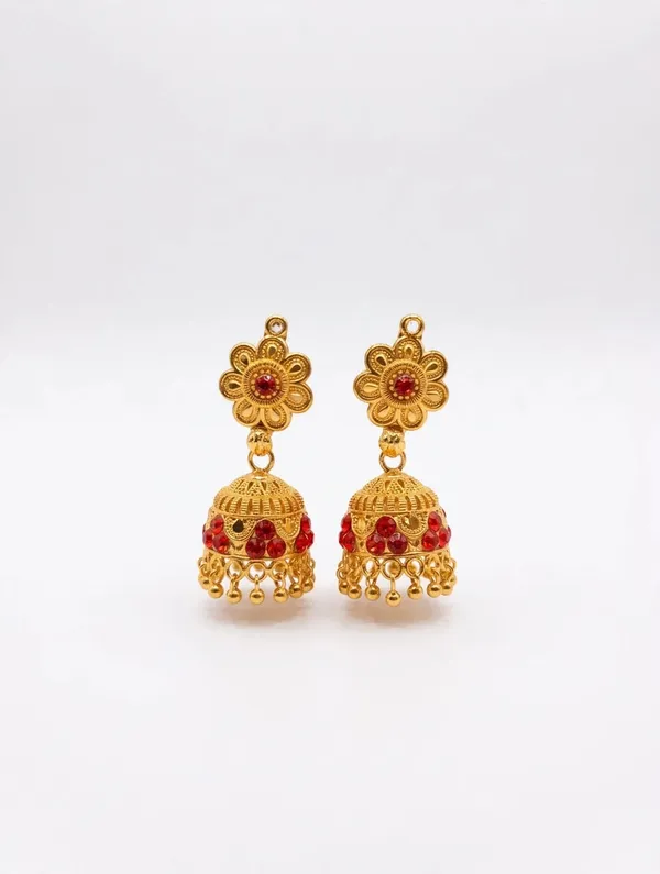 Gold_Tone_Red_Stone_Jhumka_Earrings_for_Women