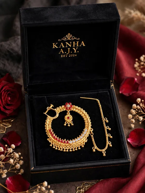Gold_Toned_Red_Stone_Bridal_Nath_Nose_Ring