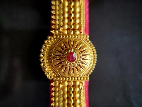 Gold_Tone_Traditional_Choker_Necklace_for_Women