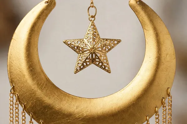 Gold_Tone_Crescent_Moon_Star_Statement_Pendant_for_Women