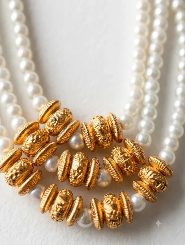 Gold_Tone_Pearl_Layered_Necklace_for_Women