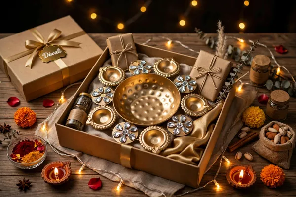 Metal_Festive_Golden_Urli_Diya_Set