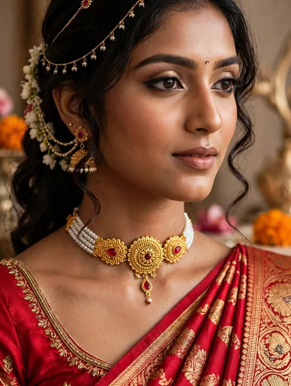 Gold_Tone_Pearl_Bridal_Choker_Necklace_for_Women