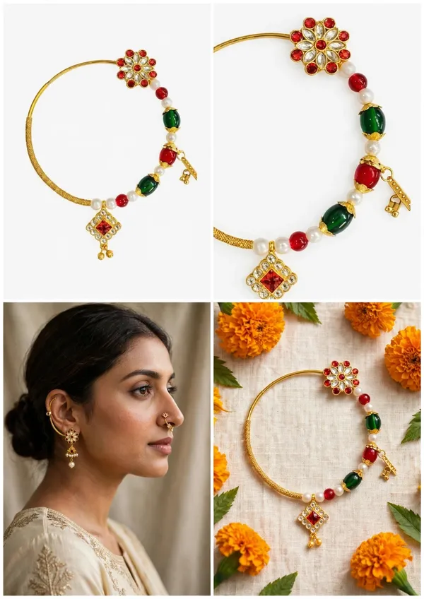 Gold-Toned_Traditional_Beaded_Nath_Nose_Ring_for_Women