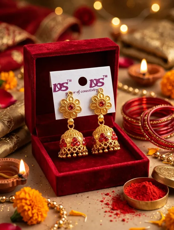 Gold_Tone_Red_Stone_Jhumka_Earrings_for_Women