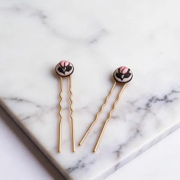 Light_Peach_Cotton_Embroidered_Rose_Bud_Round_Hair_Pins_Set_For_Women