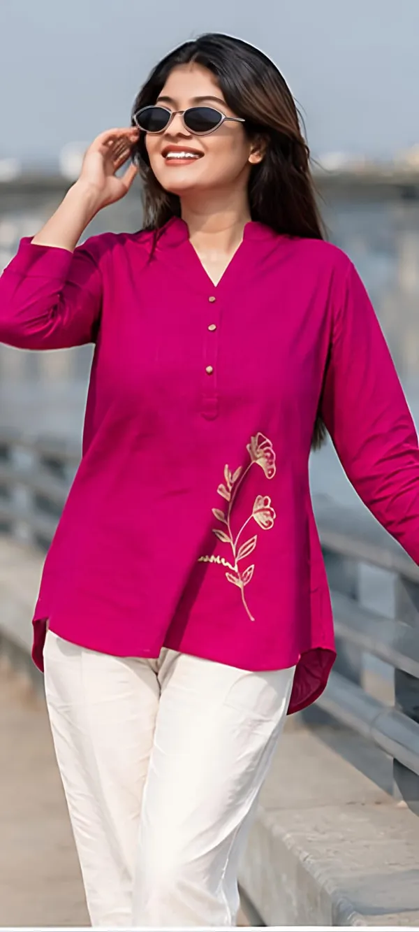 Multicolor_Cotton_Flex_Coat_Shirt_For_Women
