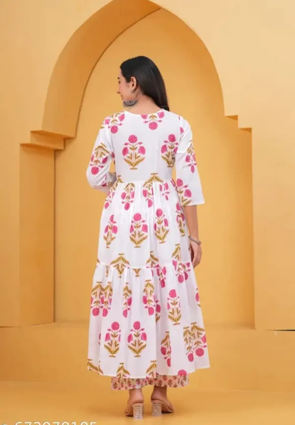White_Cotton_Kurta_Pant__And__Dupatta_For_Women