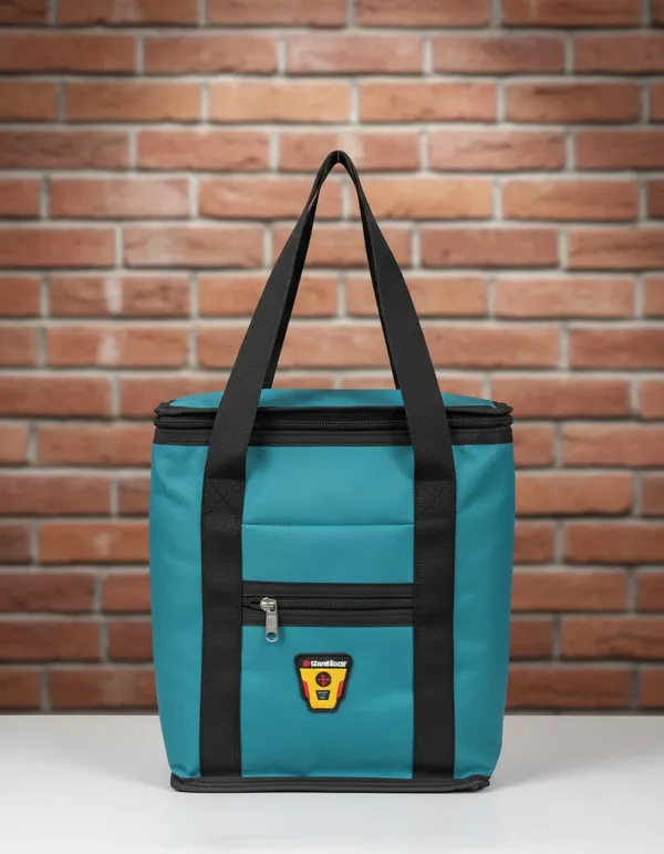 Teal_Zippered_Cooler_Tote_Bag_for_Picnics