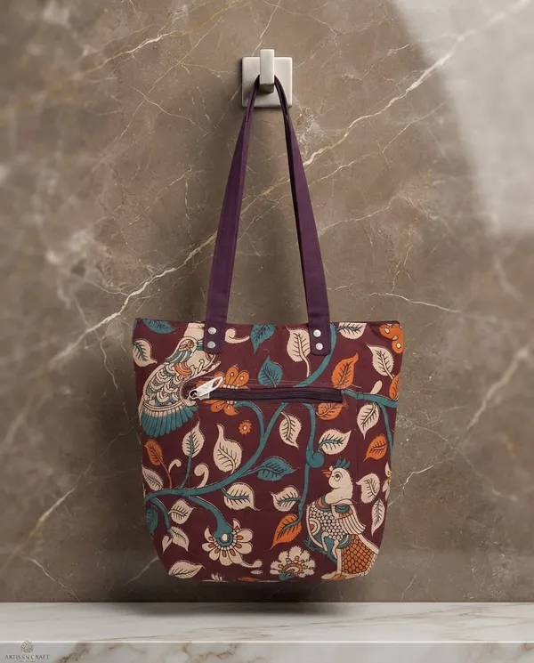 Maroon_Printed_Fabric_Tote_Bag_for_Women