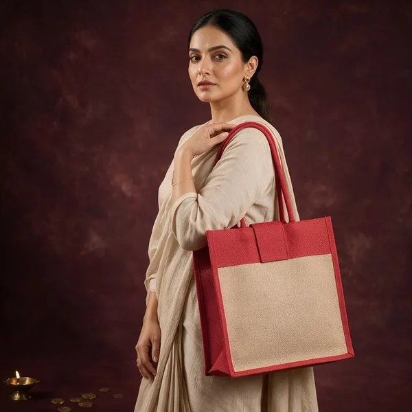 Red_Jute_Tote_Bag_For_Women