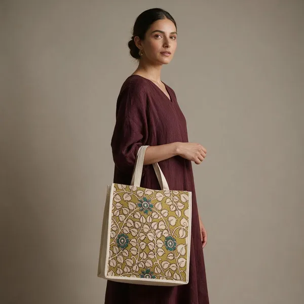 Olive_Cotton_Floral_Print_Tote_Bag_For_Women