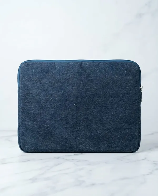 Dark_Blue_Fabric_Laptop_Sleeve_With_Handle