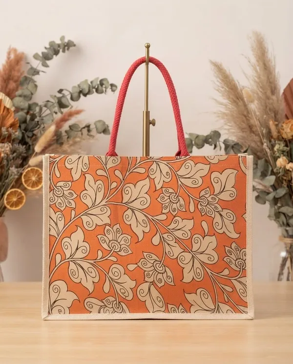 Orange_Canvas_Floral_Print_Tote_Bag_for_Women