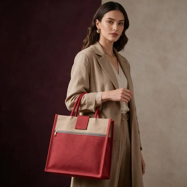Red_Jute_Tote_Bag_For_Women