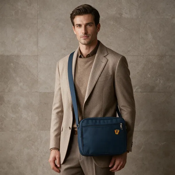 Blue_Fabric_Casual_Shoulder_Bag_For_Men