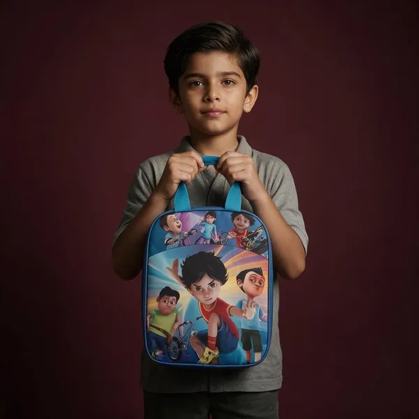 Blue_Printed_Lunch_Bag_For_Kids