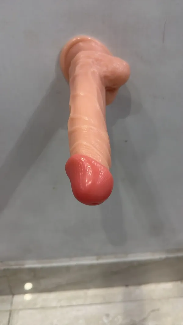Cream_Silicone_Contoured_Dildo_For_Women