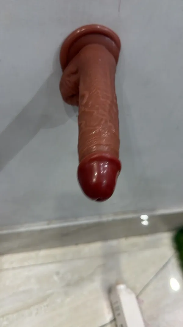 Brown_Silicone_9_Inch_Dildo_For_Women