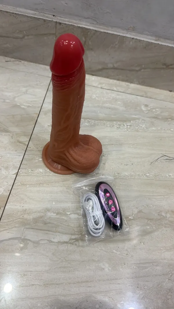 Brown_Silicone_9_Inch_Dildo_For_Women