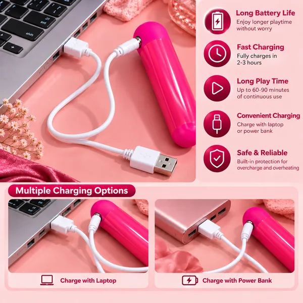 Pink_Silicone_App_Controlled_Bullet_Vibrator_For_Women