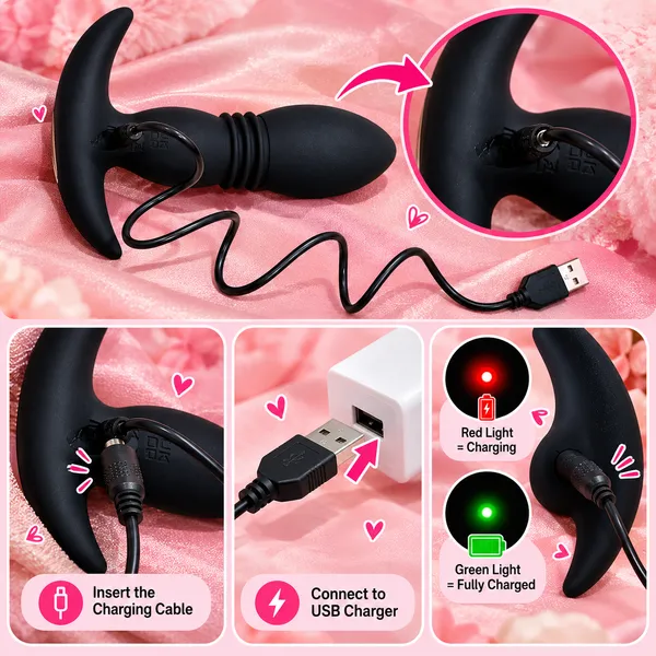 Black_Silicone_Hammer_Shaped_Butt_Massager_For_Women