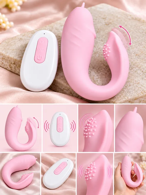 Pink_Silicone_Tongue_Shaped_Vibrator_For_Women
