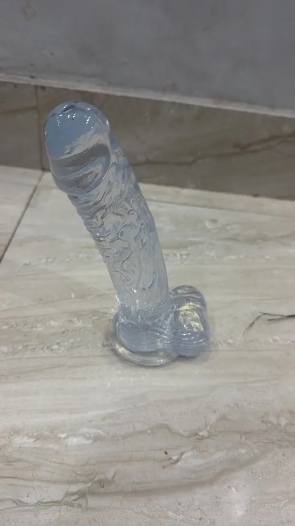 Transparent_Silicone_8_Inch_Dildo_For_Women