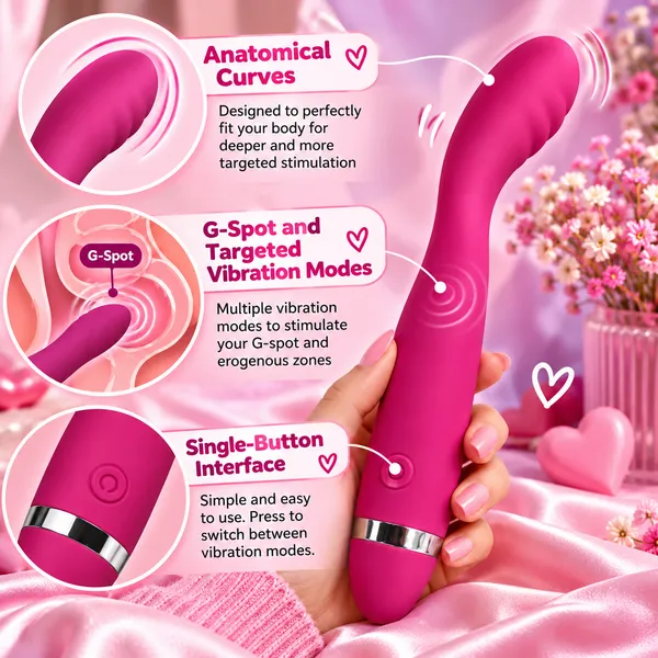 Pink_Silicone_Personal_Massager_For_Women