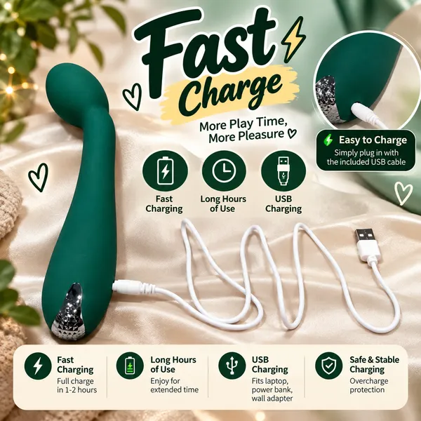Green_Silicone_Pen_Shaped_Vibrator_For_Women