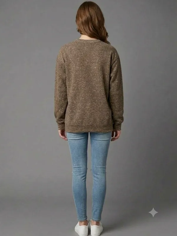 Brown_Regular_Fit_Crew_Neck_Sweatshirt_for_Women