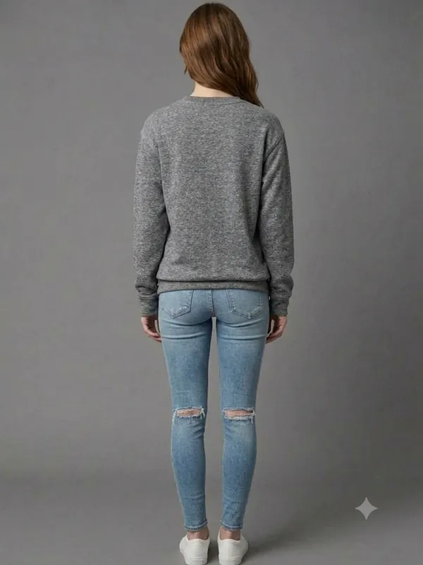 Grey_Knit_Regular_Fit_Sweatshirt_For_Women