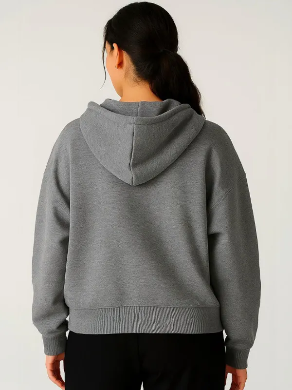 Grey_Fleece_Regular_Fit_Hoodie_Jacket_For_Women