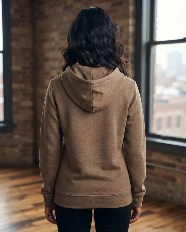 Brown_Casual_Zip_Up_Hoodie_For_Women