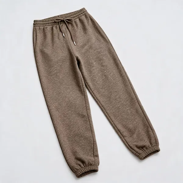 Brown_Knit_Relaxed_Fit_Jogger_Pants_For_Women
