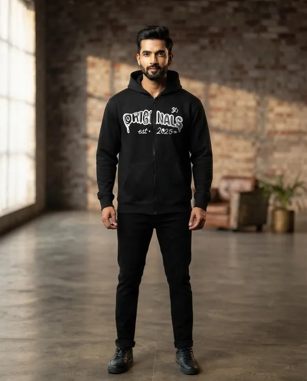 Black_Zip_Up_Tracksuit_Set_For_Men