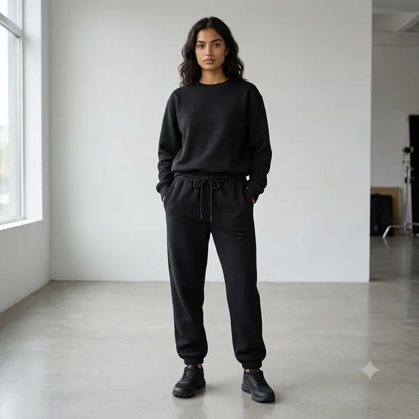 Black_Sweatshirt_&_Jogger_Pants_Set_For_Women