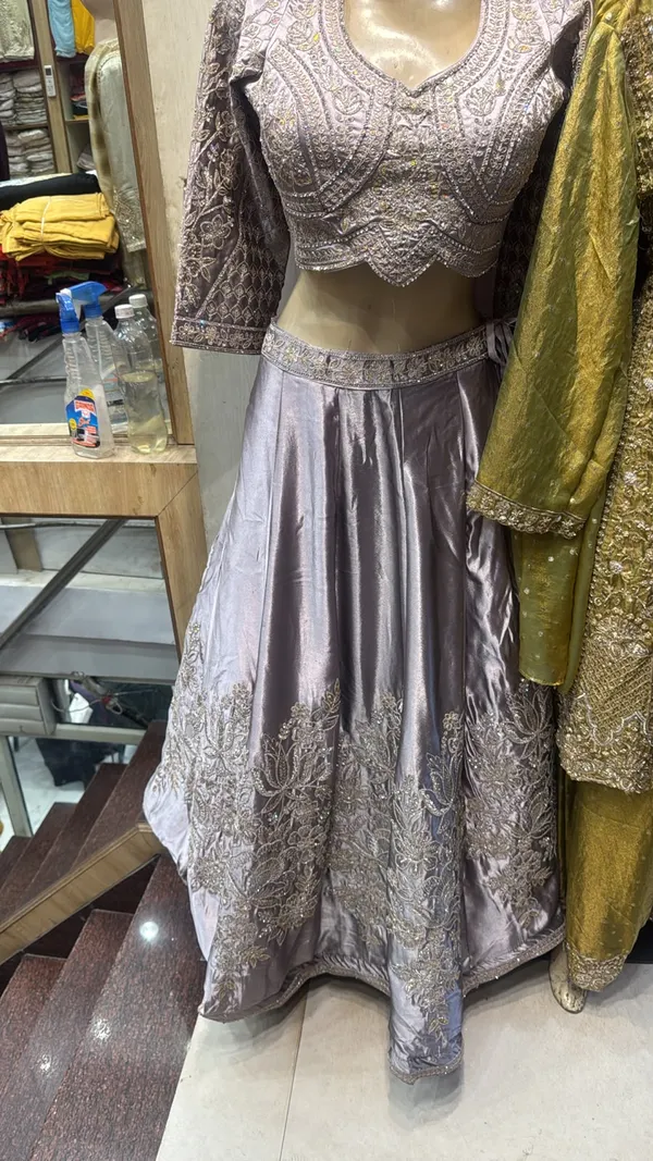Grey_Embroidered_Lehenga_Choli_for_Women