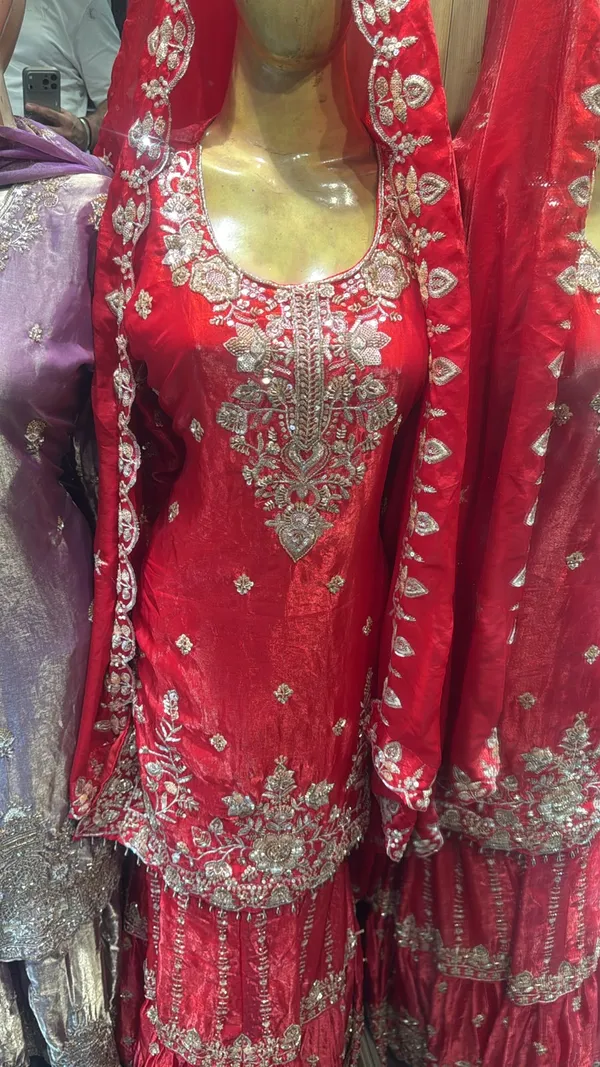Red_Embroidered_Sharara_Suit_Set_for_Women