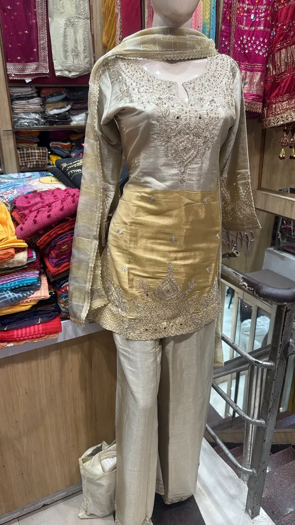 Cream_Embellished_Straight_Kurta_Set_for_Women