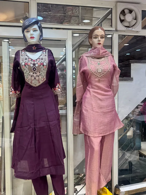 Purple_And_Pink_Embroidered_Kurta_Suit_Sets_for_Women