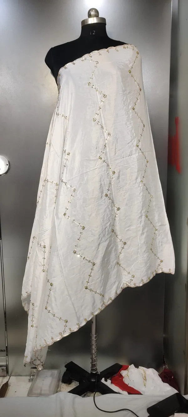 White_Chiffon_Embellished_Dupatta_for_Women