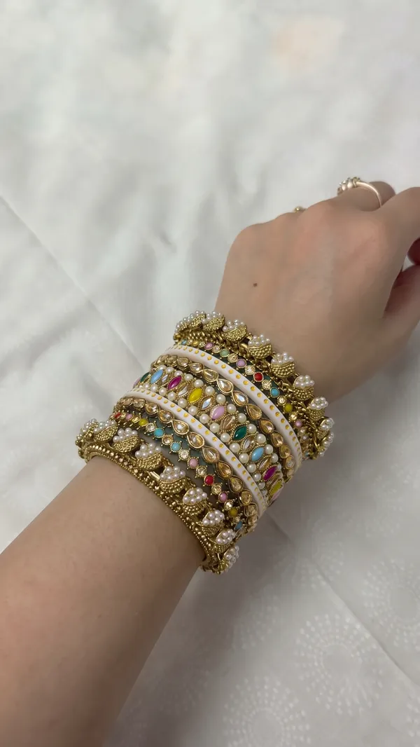Gold_Kundan_Multicolor_Stone_Embellished_Chura_Set_For_Women