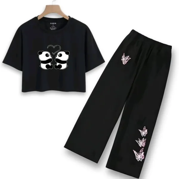 Black_Graphic_Crop_Top_And_Wide_Leg_Pants_Set