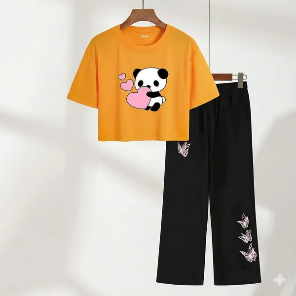 Black_Printed_Crop_Top_And_Wide_Leg_Pants_Set_for_girl
