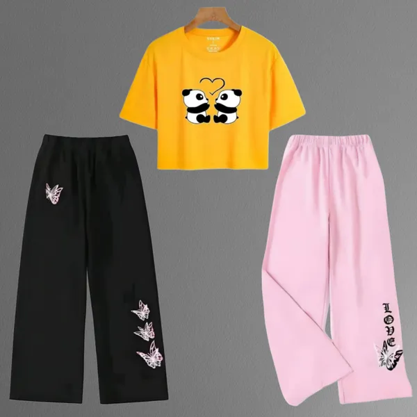 Black_Casual_Panda_Print_Co_Ord_Set_for_Girls
