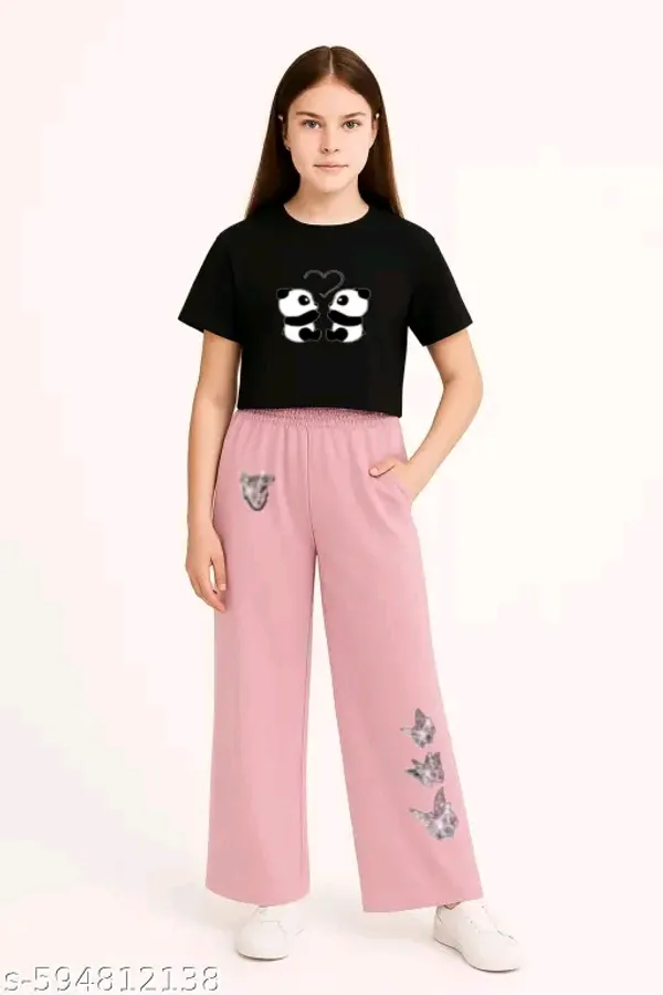 Printed_Cropped_T-Shirt_And_Wide-Leg_Pants_Co-Ord_Set_for_girl