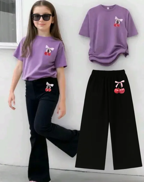 Pink_Printed_T-Shirt_And_Flared_Pants_Set_for_Girls