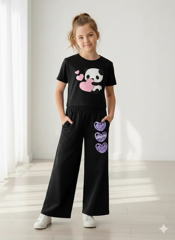 Pink_Or_Lavender_Graphic_Top_And_Wide_Leg_Pants_Set_for_Girls