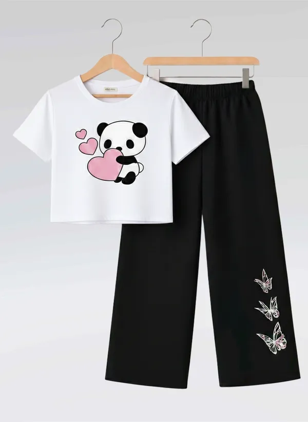 Black_And_White_Printed_Co_Ord_Set_for_Girls